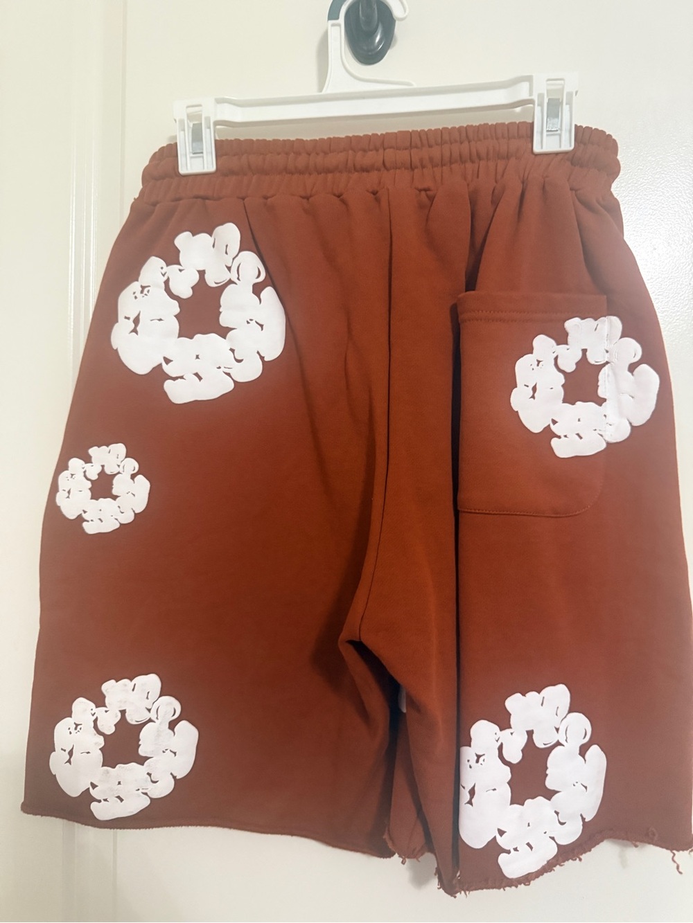Rust, color, denim, tears, sweatshirts, size, medium - Picture 3 of 5
